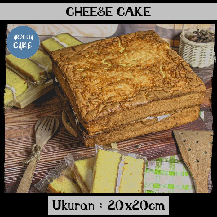 

Cheese Cake / Kue Lapis Keju PREMIUM / Kue Harum dan Lembut