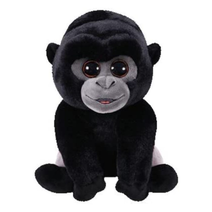 Ty Toys Beanie Babies Silver Back Gorilla R - Boneka Gorilla Anak 3Y+