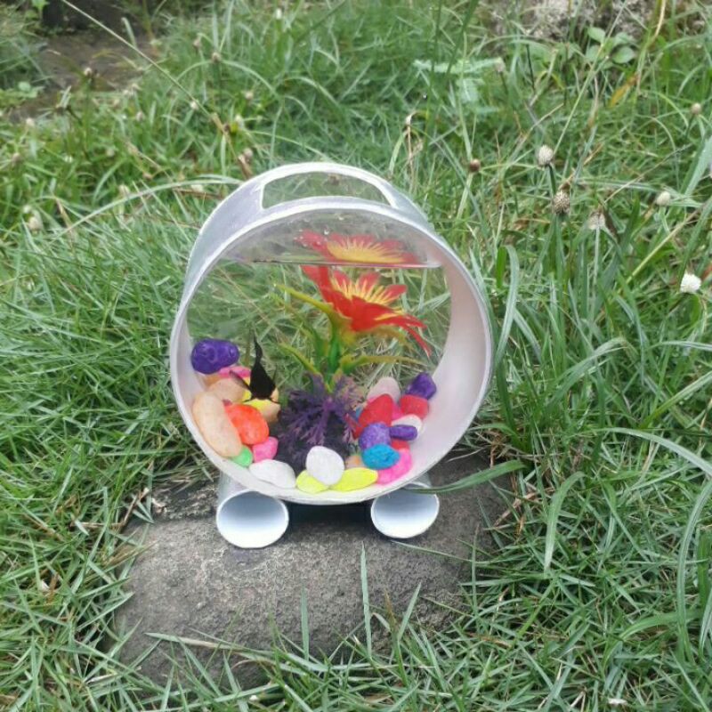 AQUARIUM MINI AQUARIUM UNTUK CUPANG DAN IKAN KECIL.