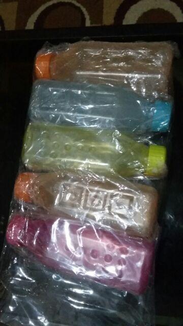 6 Botol Minum 500 Ml / Botol Air 500 Ml - Cleo Evo Square