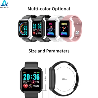 onth/ Y68 Smartwatch Tahan Air IP67+Monitor Denyut Jantung