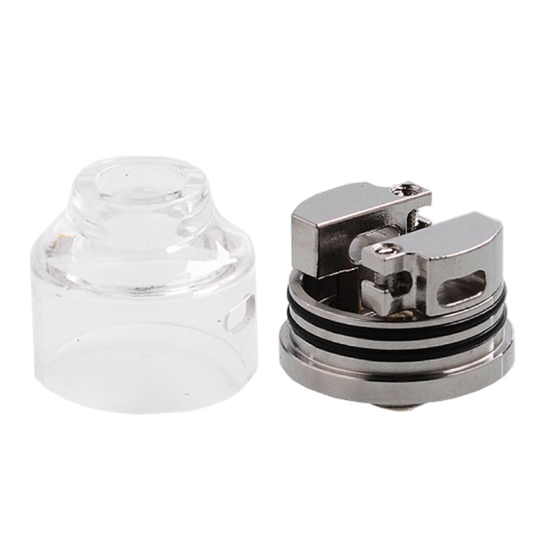 WASP Nano 22 RDA Atomizer - Warna TRANSPARENT WHITE CLEAR [Authentic]