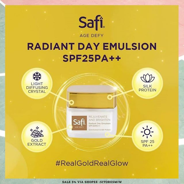 ★ BB ★ SAFI Age Defy Radiant Day Emulsion SPF 25 PA++ 40 gr