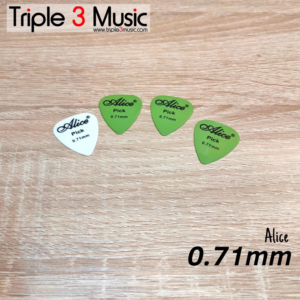 4 buah Pick Alice AP-12P 0.71 mm / Pik Gitar Bass Akustik Elektrik .71