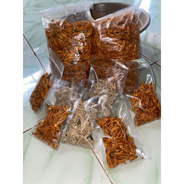 

basreng jontor aidha/pedes/asin/balado/daun jeruk (1KG)/LEBIH