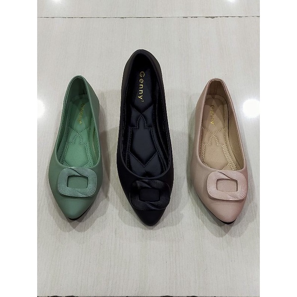 Sepatu flat genny, genny sepatu flat