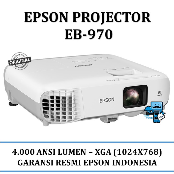 Epson Proyektor EB-970 -4000 Lumens - Garansi Resmi