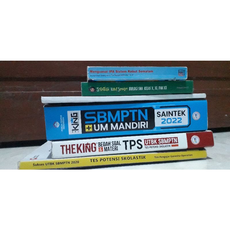 PRELOVED Buku SBMPTN/UTBK Saintek/TPS/TKA The King/GO/ SKS