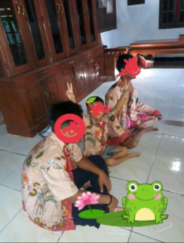 Promo Batik Couple Keluarga Sarimbit Sania Ruffle Batik Ori Ndoro Jowi Motif Ncim