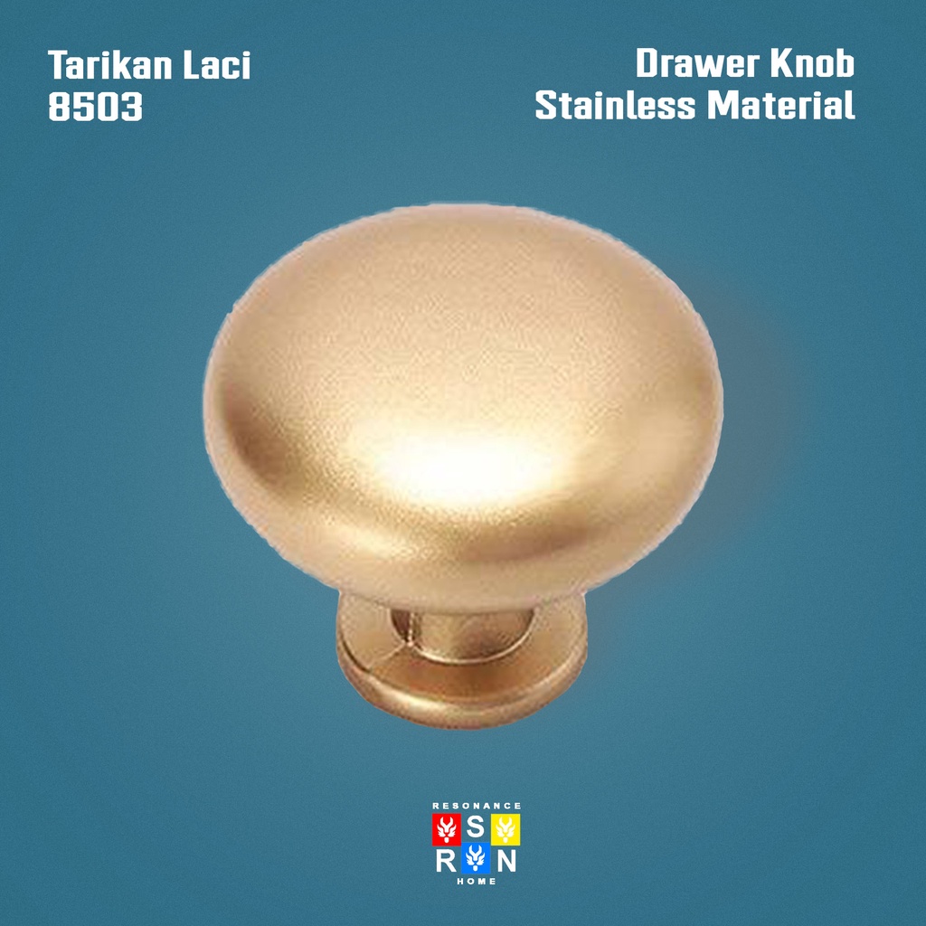 Tarikan Laci Coating Gold 8503 / Handle Gagang Pintu Laci Lemari Resonance Home