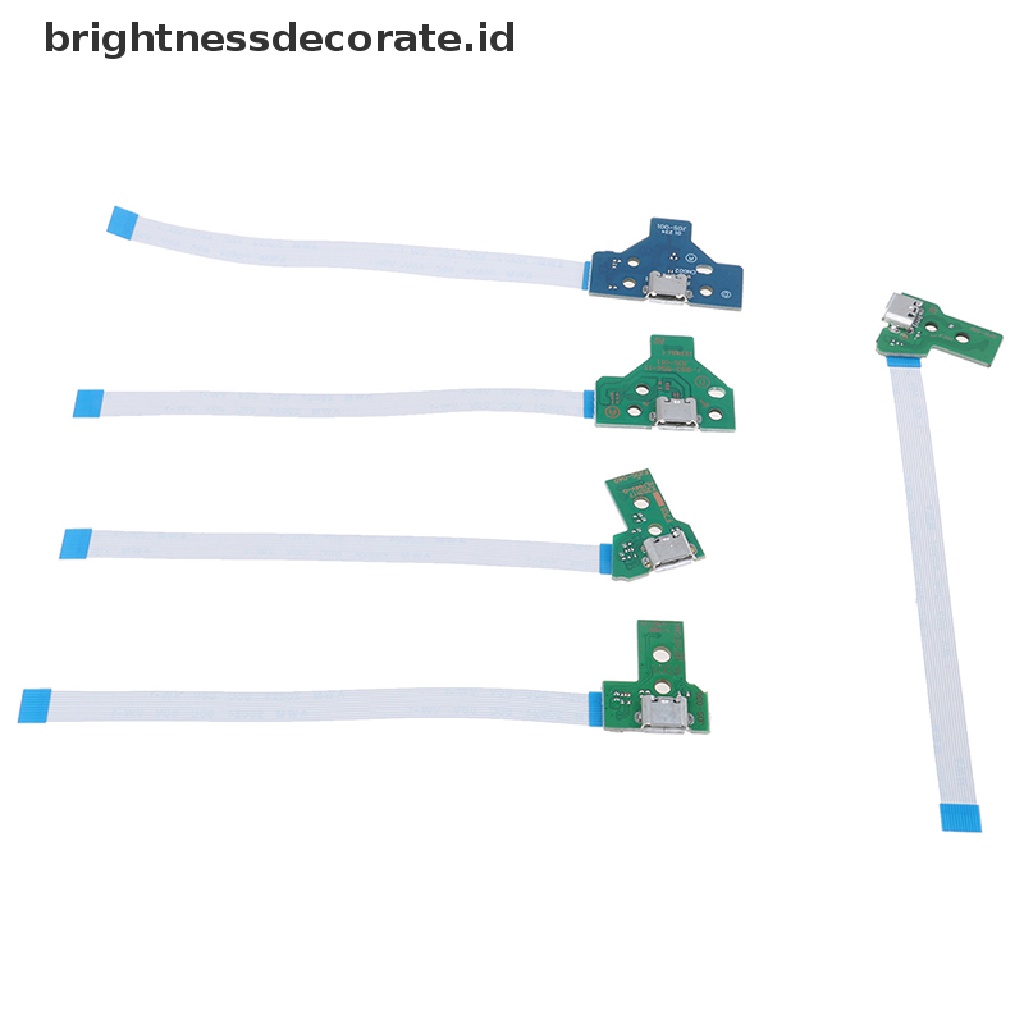 [birth] USB Charging Port Socket Circuit Board 12Pin JDS 011 030 040 For PS4 Controller [ID]