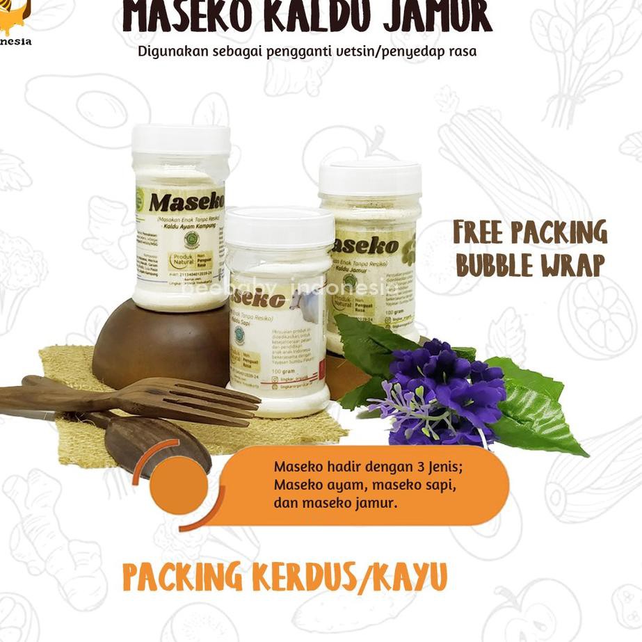 

『KP』 Maseko Botol Lingkar Organik Kaldu Sapi - Ayam Kampung 100 gr