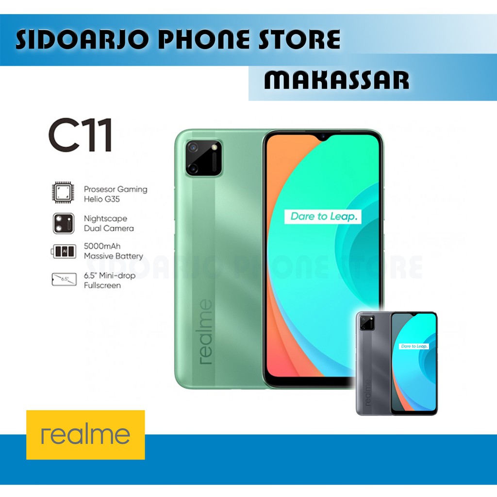 Realme C11 2 32 Gb Garansi Resmi Store Makassar Shopee Indonesia
