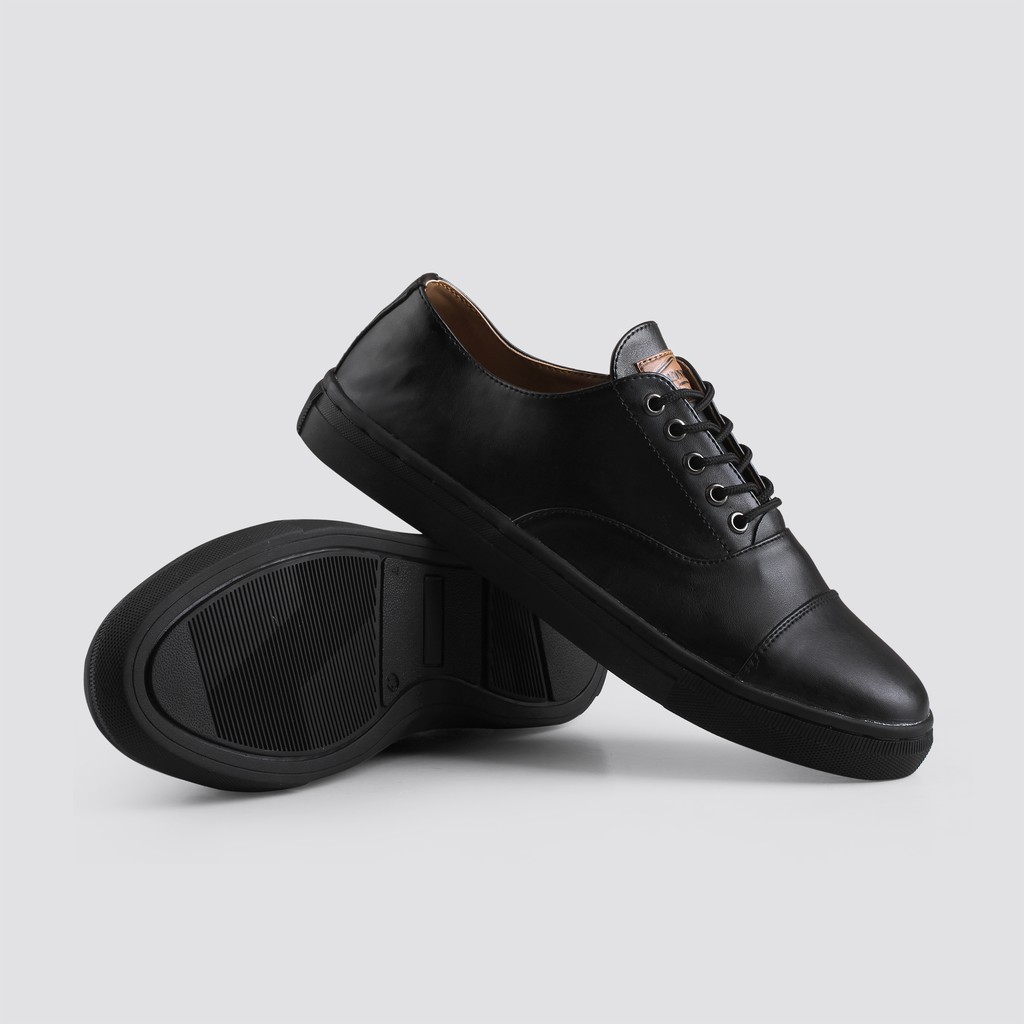 Oxford Gum Black | 39-44 | Sepatu Pantofel Casual Kerja Kuliah Kasual Kantor Pria Cowok Men | FORIND x Story of Monday Mndy