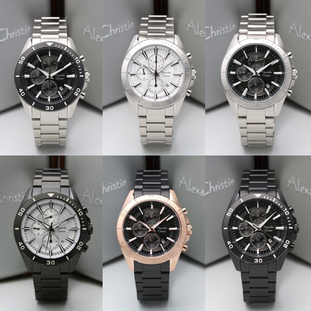 JAM TANGAN ALEXANDRE CHRISTIE PRIA AC 6525 MC ORIGINAL
