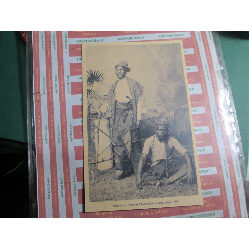 

kartu pos jaman belanda joesoef lehong atjeh 1892 iklan m077