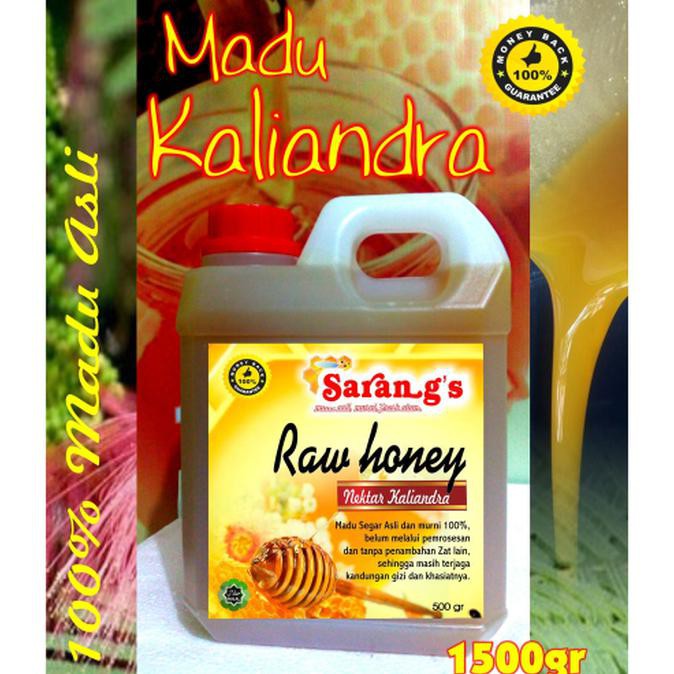 

MADU KALIANDRA 1500gr, MADU ASLI,RAW HONEY