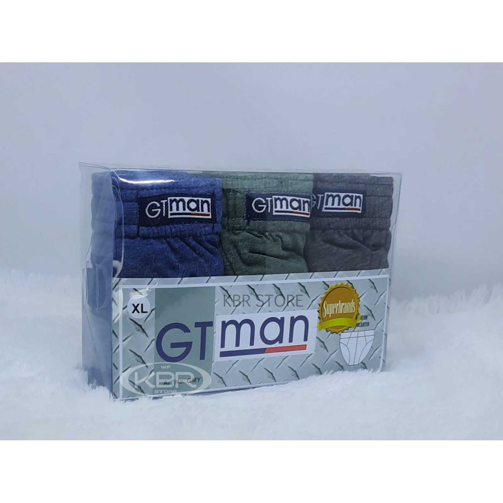 KBR STORE GTman paket 3pcs | Celana dalam pria GTman GMY | Pakaian dalam gt man | CD gt man GMY term