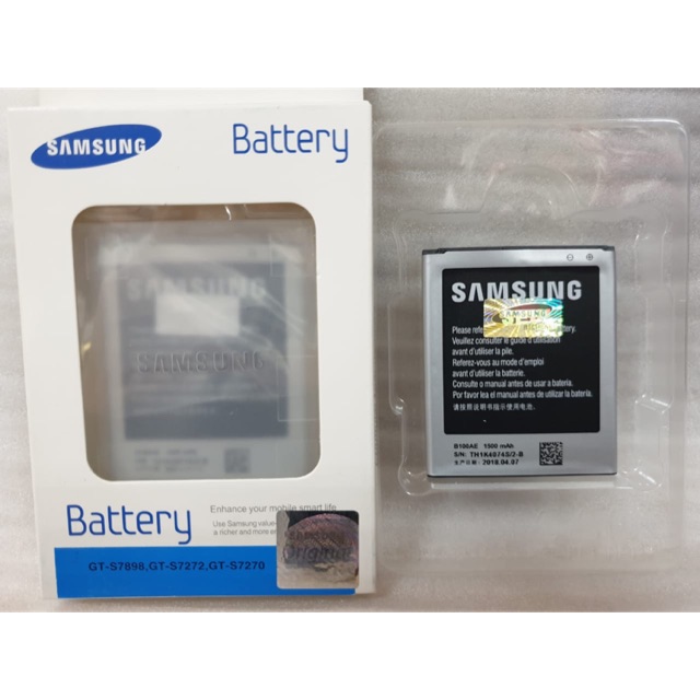 BATERAI BATRE SAMSUNG S7898 S7272 S7270 G313 Z200 ACE 3 ACE 4 ORIGINAL