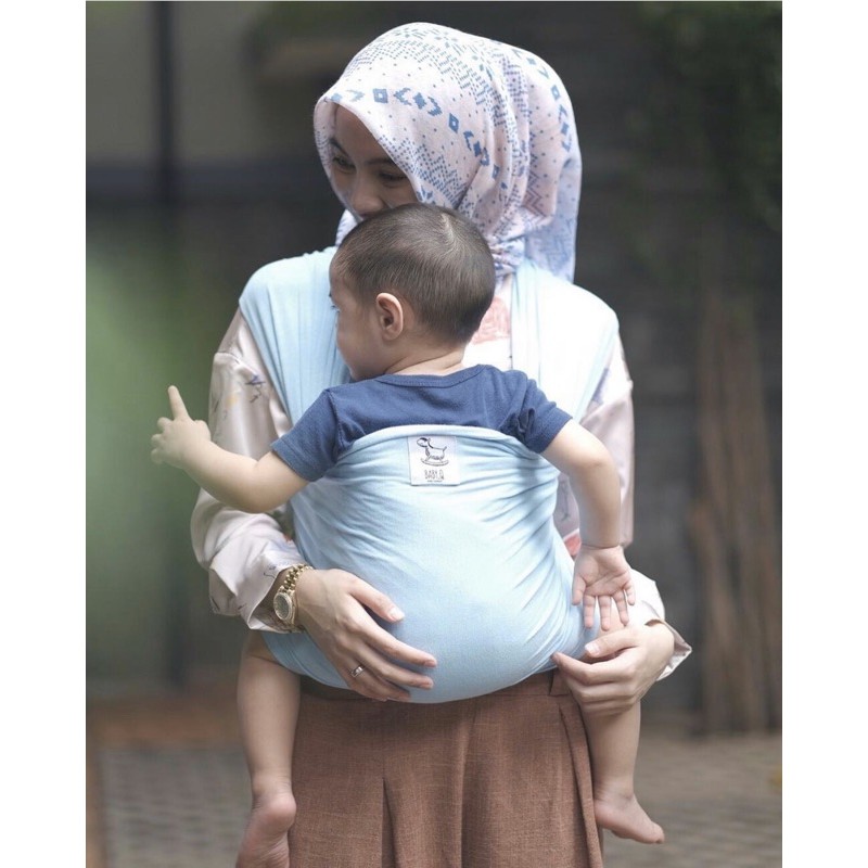 Geosbaby_q Gendongan Bayi Babywrap Stretchy