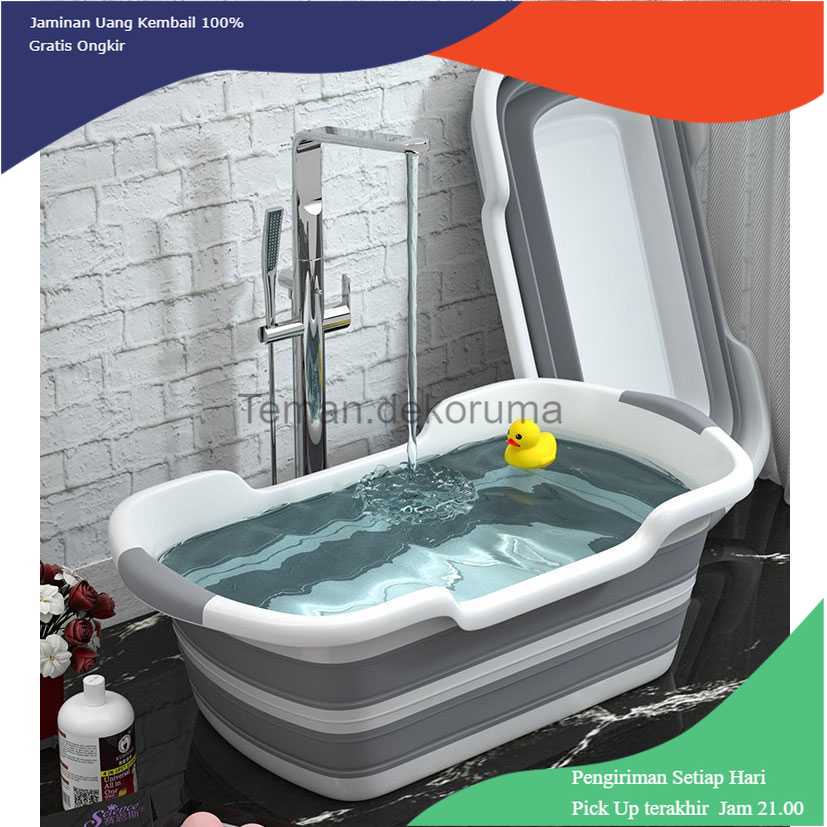 TD-REN BATHE PROJECT Bak Mandi Bayi Lipat Baby Bathtub 60 x 40CM - ZD009