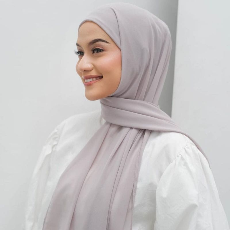 Hijab terbaru Pashmina Inner 2in1 Ceruty BabyDoll Kerudung Pashmina Inner Terbaru Safa Hijabto