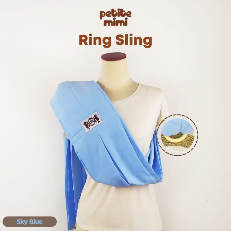 Petite mimi gendongan ring sling - polos warna