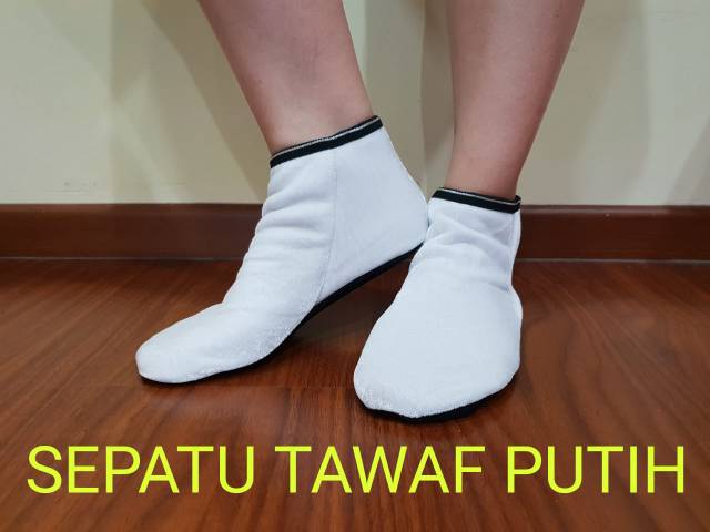 KAOS KAKI SEPATU TAWAF TINGGI BELUDRU HAJI UMROH SDR-5