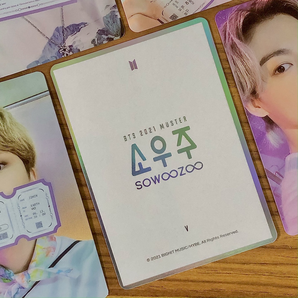 [unofficial] BTS SOWOOZOO Ticket Card Mini Photocard | BTS Photocard