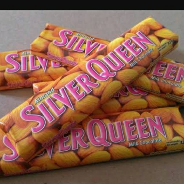 

Silverqueen Almond kecil 33gram