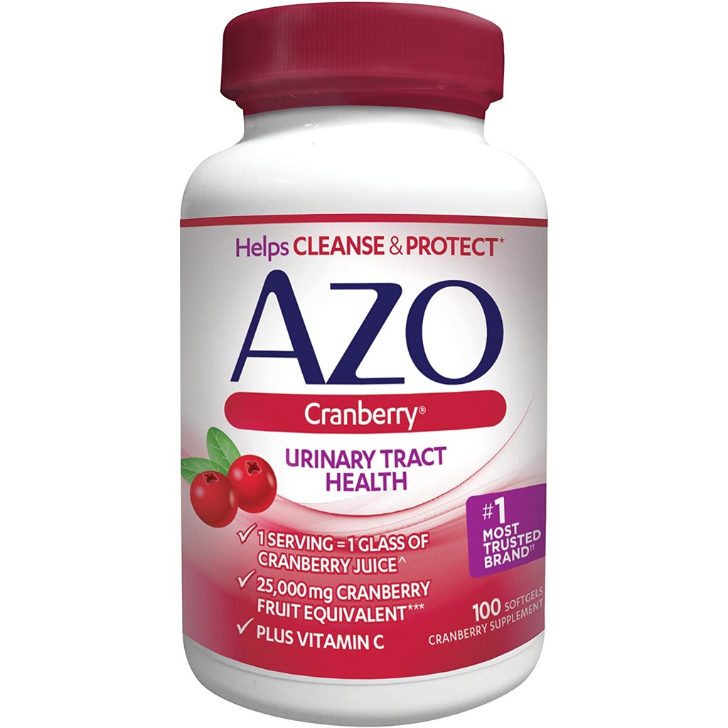 Jual Azo Cranberry Urinary Tract Health Dietary Supplement,100S, Helps Clea  Indonesia|Shopee Indonesia