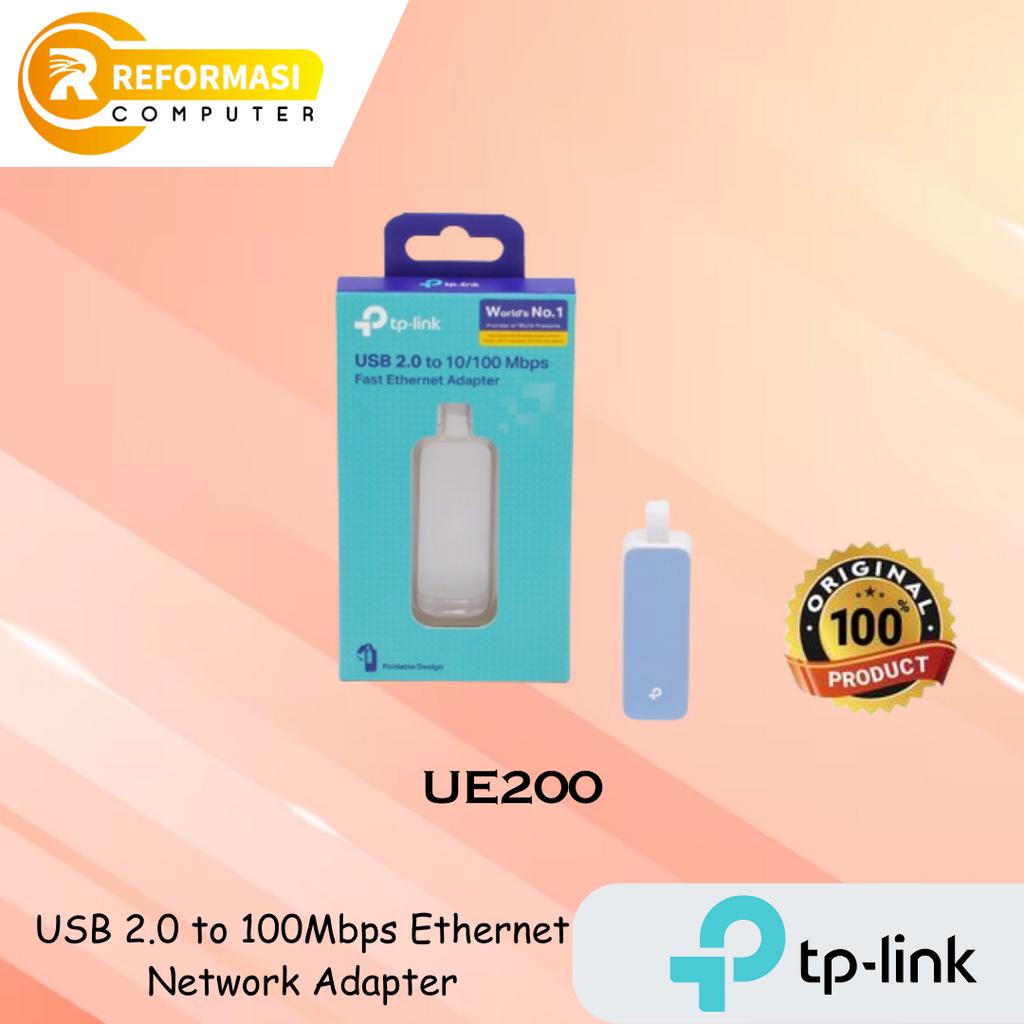 USBLan TP-Link UE200 USB 2.0 to Ethernet LAN Internet Network Adapter