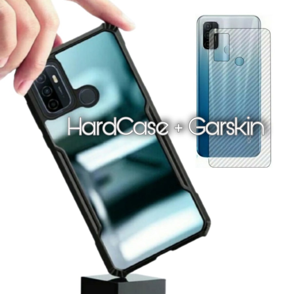 Hard Case Oppo A53 / Oppo A33 Paket Case dan Skin Carbon Oppo A53 / Oppo A33