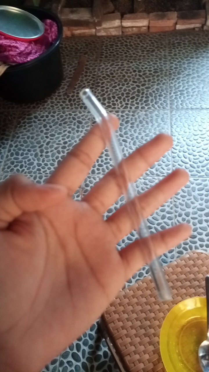 Sedotan Kaca 20cm Glass Straw Environmental Friendly Straw Reusable Straw Ecofriendly Straw Reusable