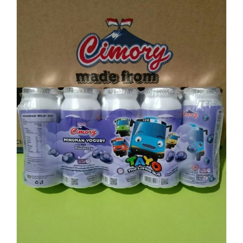 

CIMORY YOGURT DRINK TAYO 70ml RASA BLUEBERRY/PACK(ISI 5 PCS)