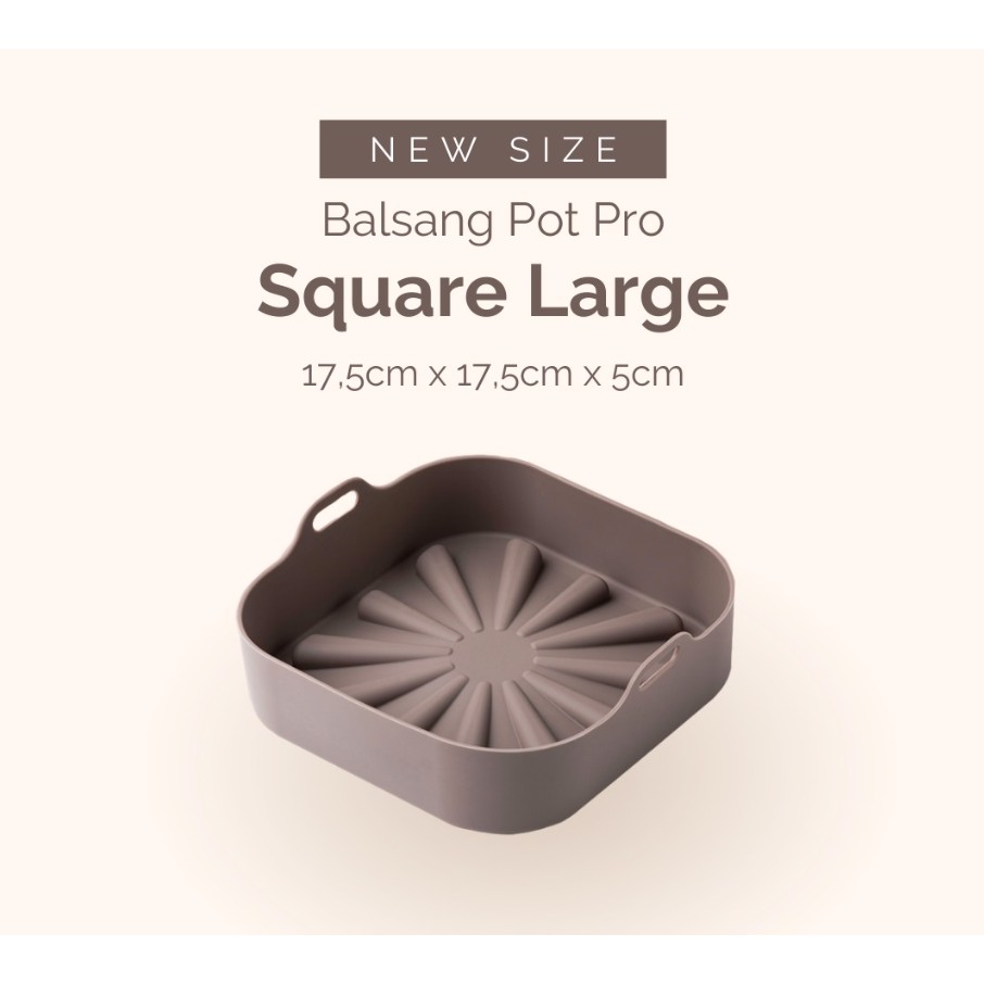 Balsang Pot Silicone Pro SQUARE