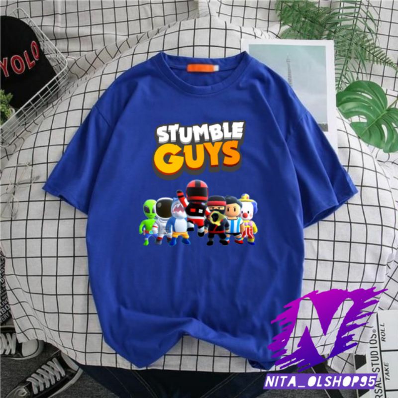 kaos stumble guys kaos anak stumble guys viral