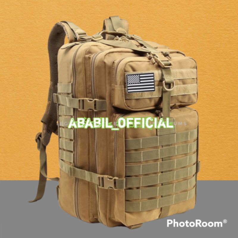 RANSEL ARMY semi MILITER BAHAN KAIN CORDURA