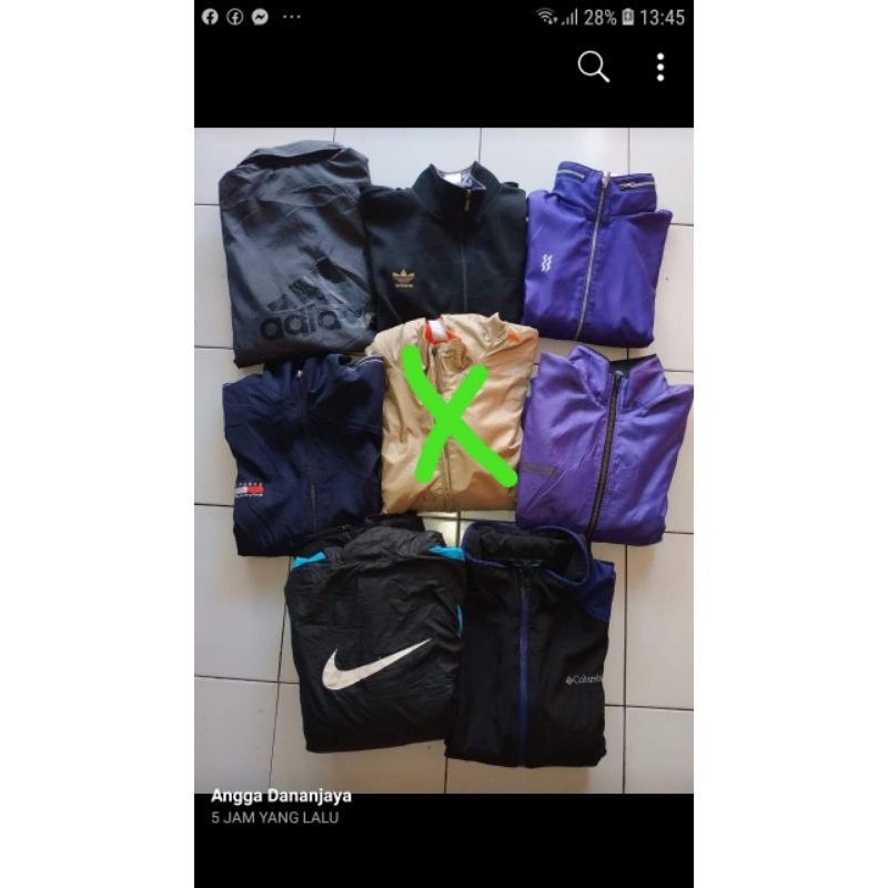 borongan jaket second