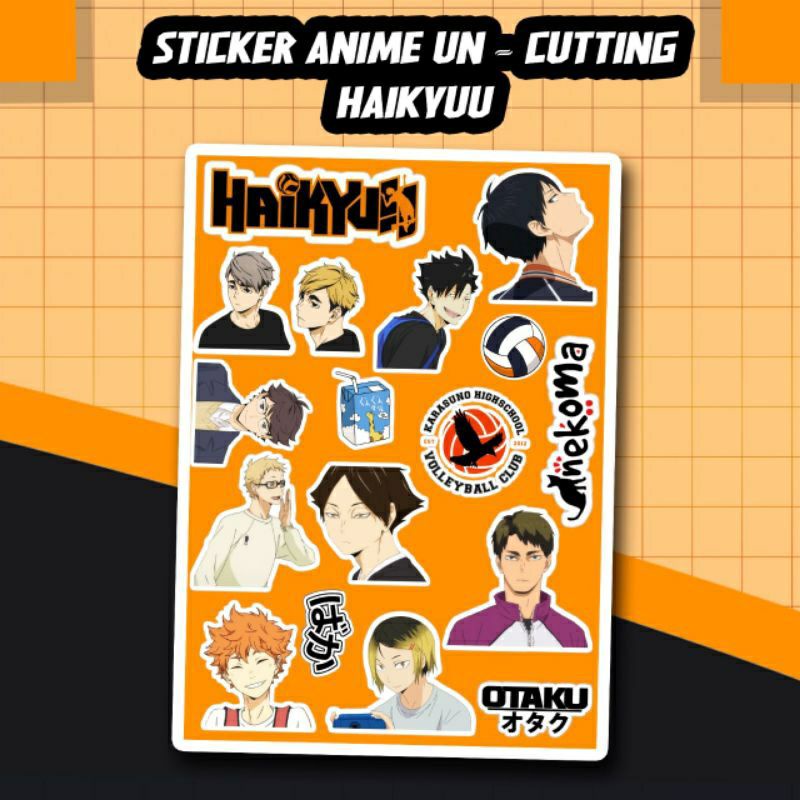 STICKER ANIME // STIKER ANIME UNCUTTING // STICKER TOKYO REVENGERS NARUTO HAIKYUU ATTACK ON TITAN KIMETSU NO YAIBA JUJUTSU KAISEN HXH ONE PIECE-HAIKYUU
