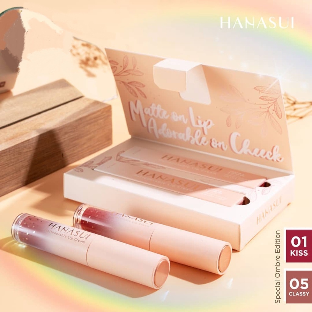 Monsoon - D8066 HANASUI MATTEDORABLE LIPCREAM/ hanasui mattedorable lipcream boba edition