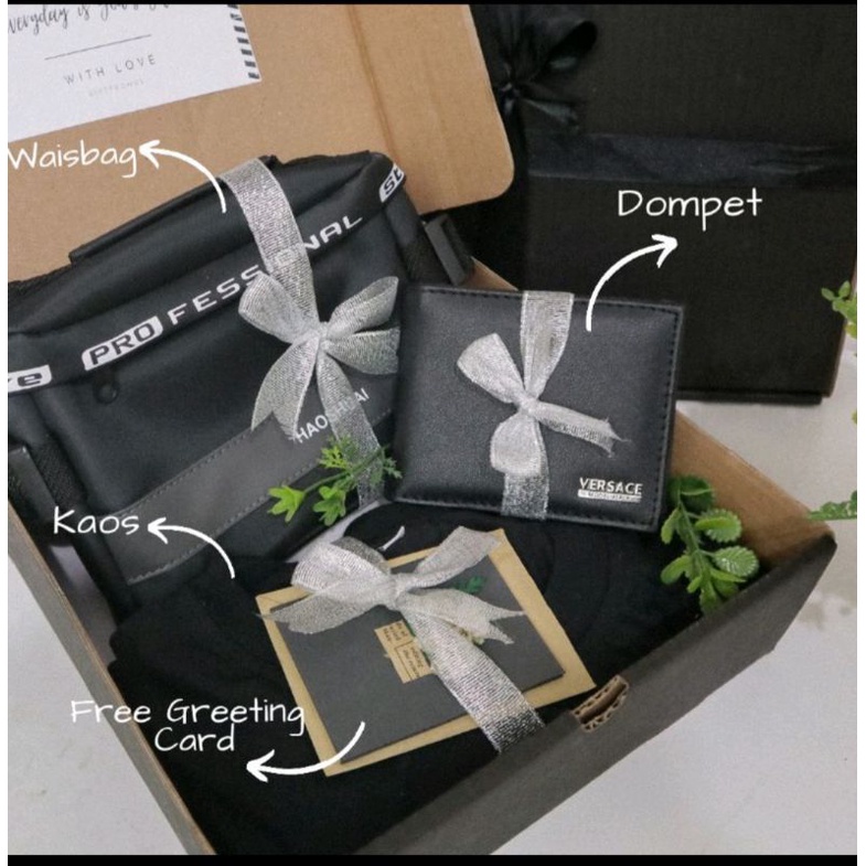 

Hampers kado ulang tahun cowok / Kado anniversary cowok / Kado wisuda cowok