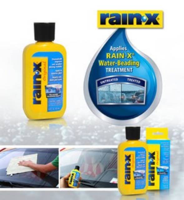 Water Repellent Rain -X USA pelapis kaca / cermin spion mobil / motor anti air