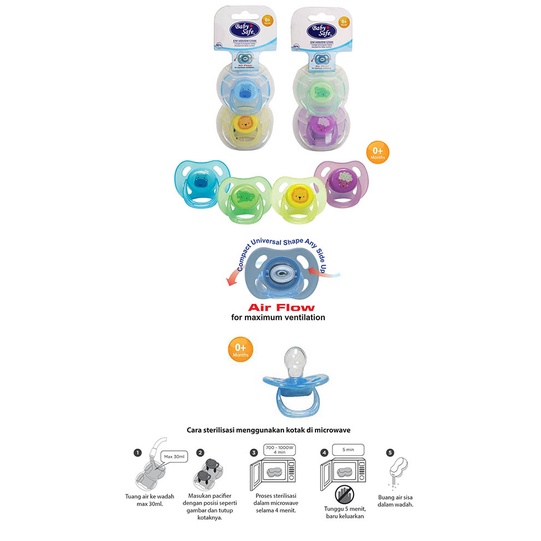 Baby Safe Air Flow Pacifier | Empeng Bayi