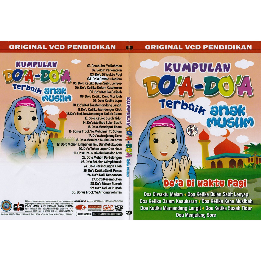 VCD KUMPULAN DOA-DOA TERBAIK ANAK MUSLIM