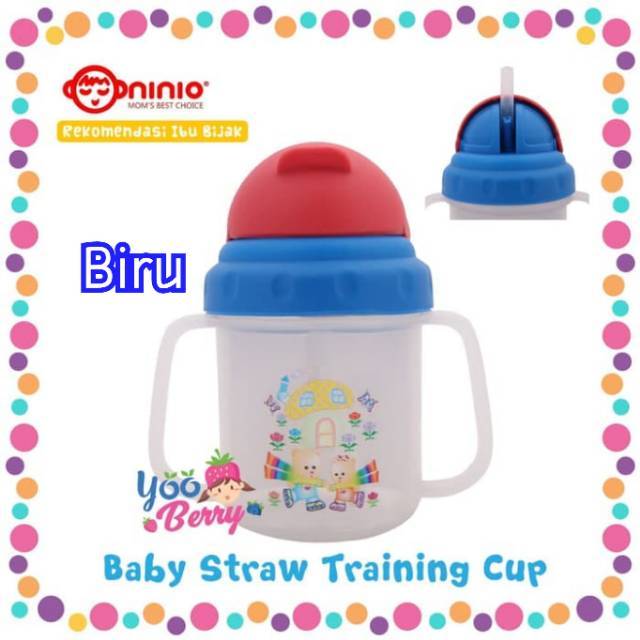 Ninio straw gelas bayi training cup SEDOTAN BPA FREE