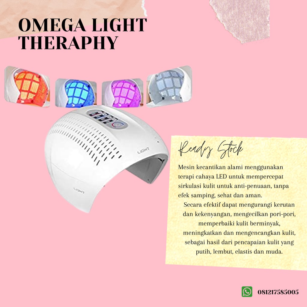 PDT LIGHT THERAPY 7 COLOURS PDT LED LIGHT 7 COLOUR MESIN PDT LIGHT 7 WARNA NEW