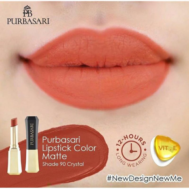 Purbasari Lipstick Color Matte, lip cream, lip tint ready