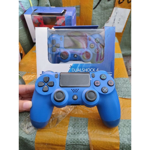 stik ori mesin ps4 slim light bar +pack/stik om ps4 biru