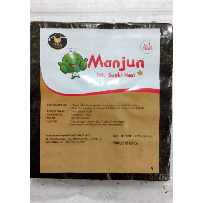 

Terlaris! Nori Manjun Halal - 50 Lembar
